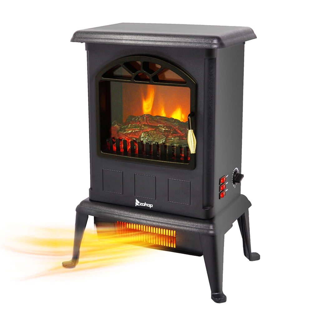 Electric Fireplace Heater,Infrared Space Heater 1500W Ultra Strong