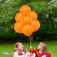 thumbnail image 2 of PMU Balloons 11 Inch PartyTex Sunburst Orange Latex Pkg/25, 2 of 7