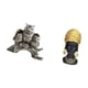 thumbnail image 5 of Figuras de búho,Figuras de búho,animales artificiales,artesanías,decoración del hogar,Figura en miniatura de búho moderna para dormitorio,Estatua de mujer africana,Estante de oficina con, 5 of 8