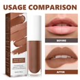 thumbnail image 4 of Hot6sl Liquidación de Ahorros de Verano Lápiz Labial Mate Aterciopelado con Brillo de Labios Milk Cream Aspecto Blanco y No Se Pega a La Taza, 4 Ml, 4 of 7