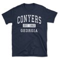 thumbnail image 1 of Conyers Georgia Classic Established Men's Cotton T-Shirt, 1 of 1