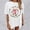 White, variant on Graphic Tennis Tees for Women Women’s T-Shirts Oversized Graphic Tops for Casual Everyday Wear Blend Tee with Prints Comfortable Fit White 3XL