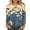 A07 Yellow Long Sleeve Floral Tops, variant on Trikvn Abstract Graphic Print Tops for Women Long Sleeve Crewneck Casual Shirts Lightweight Loose Fit Pullover Blouses Comfortable Fashion Tees for Work Dailywear, S-5XL