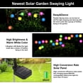 thumbnail image 2 of Luces solares para jardín Galavasen RGB que cambian de color, paquete de 4 unidades, 2 of 8