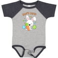 thumbnail image 3 of Inktastic Happy Easter Bunny with Eggs and Carrot Boys or Girls Baby Bodysuit, 3 of 5