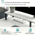thumbnail image 4 of Desk Blanco S Escritorio Minimalista Cajonera Tomas, 4 of 7