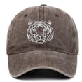 thumbnail image 2 of Distressed Washed Baseball Cap with Embroidery for Outdoor Casual Wear Unisex Sun Visor Cap - Versatile Everyday Accessory for Men Women, 2 of 3