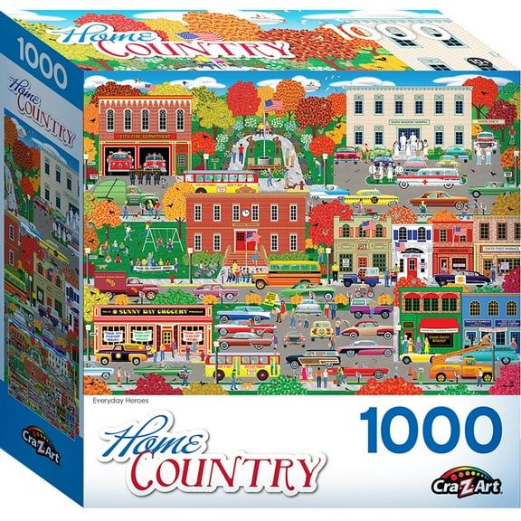 RoseArt: Home Country Everyday Heroes Puzzle, 1000 Pieces