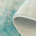 thumbnail image 3 of Ladole Rugs Teal Blue Abstract Area Rug Carpet Modern Area Rugs Contemporary Trendy Area Rug Size 5x8 (160cm x 230cm), 3 of 4