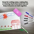 thumbnail image 4 of BAZIC Dry Erase Marker Assorted Color Fine Tip Whiteboard Markers (4/Pack), 1-Pack, 4 of 7