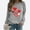 Gray, variant on SOOMLON Valentines Day Shirts Womens Couple Valentines Gift Comfy Long Sleeve Scoop Neck T Shirts Funny Heart Graphic Tops Fashion Valentines Clothes 2025 Black XL