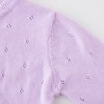 thumbnail image 5 of ameIAEA Girl's Long Sleeve Cropped Cardigan Toddler Kids Button Down Knit Cover Up Jacket Tops, 5 of 6