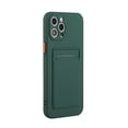 thumbnail image 4 of Allytech Case Compatible with iPhone 15 Pro Max, [Card Holder] [Soft TPU] [Ultra Slim & Lightweight] Shockproof Anti-Fingerprint Case for iPhone 15 Pro Max - Darkgreen, 4 of 6