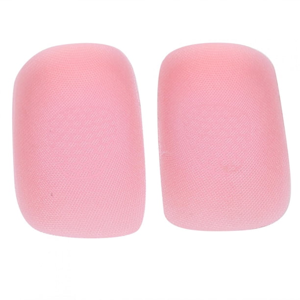Plantillas para zapatos con copas de talón, plantillas para aumentar la altura del medio talón, plantillas de soporte para el talón para hombres y mujeres, color rosa, aumento de 1,5 cm