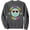 Dark Gray-06, variant on Christmas Vibes Sweatshirt for Men, Casual Holiday Graphic Pullover