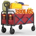 thumbnail image 1 of Life Plegable Utility cm de Anchoagon All-Terrain Ruedas cm de Profundidadrink cm de Alturaolders Ajustable cm de Alturaandle 380LBS Capacity para Shopping Camping y Garden, 1 of 7
