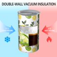 thumbnail image 2 of 20oz Coffee Tumblers Yellow Lemon Fruits White Pattern Stainless Steel Vacuum Insulated Travel Tumbler Coffee Cups Mug with Lid and Straw with Cleaning Brush for Cold & Hot Drinks, 2 of 5