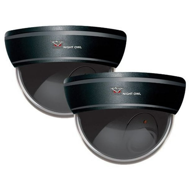 Night Owl Decoy Dome Cameras With Flashing LED Light Dome Flash LED For Indoor, Outdoor
