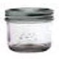 thumbnail image 2 of Kerr Wide Mouth Half-Pint Glass Mason Jars with Lids and Bands, 8 oz, 12 Count (Pack of 2), 2 of 4