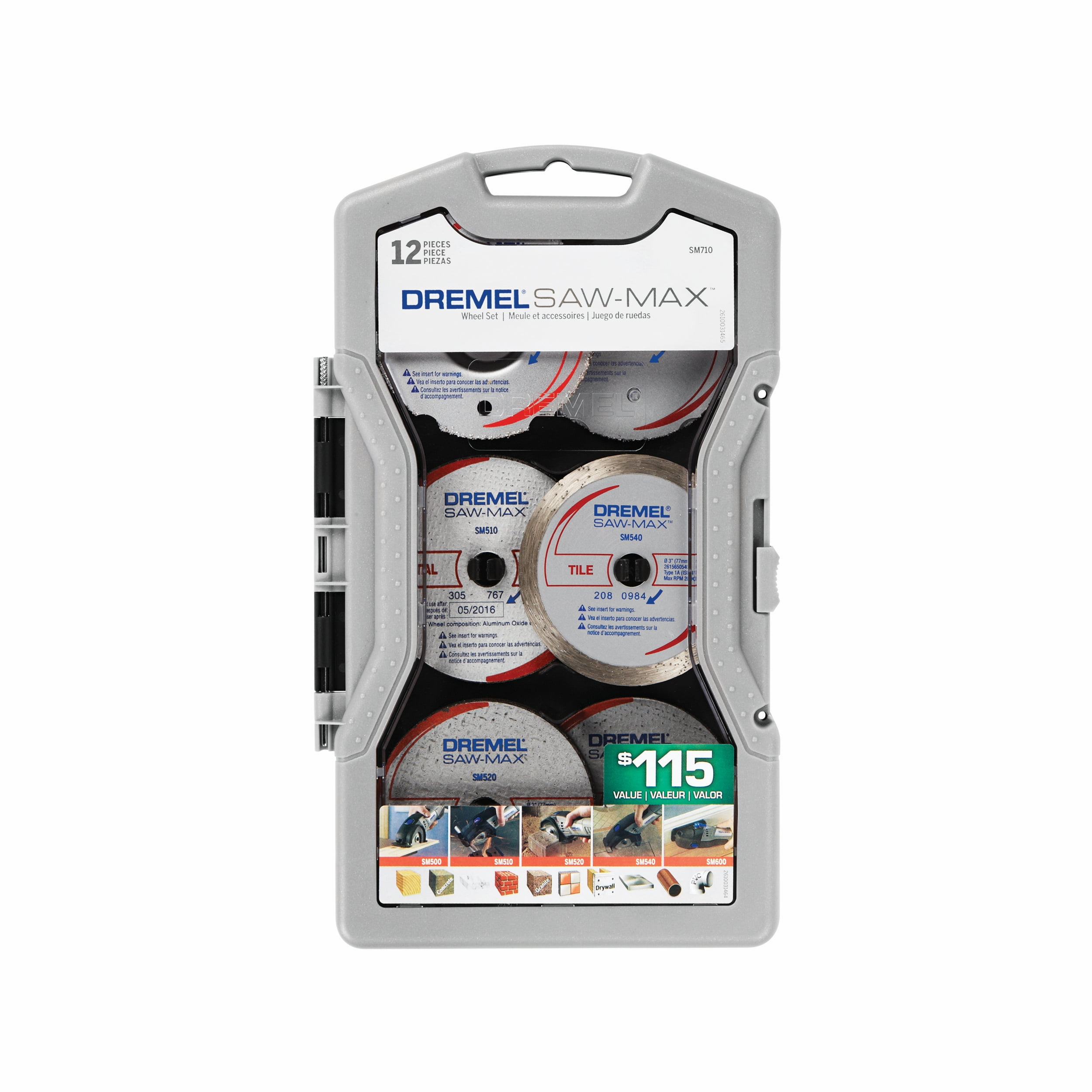 Dremel Sm710 12 Piece SawMax Blade Set