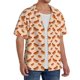 thumbnail image 2 of Fotbe Hot Dog 2 Camisa Estampada de Manga Corta para Hombre, Casual de Verano, Estilo Playero, Sin Arrugas-XX-Large, 2 of 5