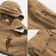 thumbnail image 4 of Chaqueta polar táctica militar cálida con capucha para hombre (XXL), 4 of 4