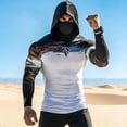thumbnail image 4 of Yaoyar Hooded UPF 50 Long Sleeve Mens Sun Protection Shirts Fishing Hoodies for Men with Face Mask UV Rash Guard Shirts, 4 of 4