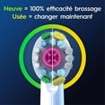 thumbnail image 3 of For Oral B EB18POR Cross Action Replacement Toothbrush Heads, Pack of 4, 3 of 6