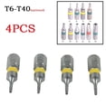 thumbnail image 4 of Chendee 4Pcs Magnetic T6-T40 Hex Head Screw Driver Bit 1/4Inch Hex Shank 25Mm Spanner,T8, 4 of 9