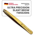 thumbnail image 1 of Pinzas Beauty Power Professional Slant de acero inoxidable alemán, 1 of 9