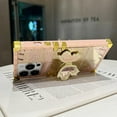thumbnail image 2 of for iPhone 16e (2025) Butterfly Kickstand Case, Glitter Bling Foldable Stand Woman Girly Mirror Back Golden Plated Shockproof Protective Elegant Cute Soft Cover for iPhone 16e 6.1 (Pink), 2 of 11
