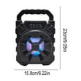 thumbnail image 3 of Viflosae Portable Wireless Bluetooth Speaker Portable Speaker Supports Bluetooth/ T-Flash Card/USB Drive/ AUX/ FM/ True Wireless Stereo Playback And Microphone Functions of t, 3 of 9