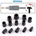 thumbnail image 4 of Nut extraction set Nut extractor Screw extractor sleeve 6–19 mm, 13-piece extractor set, 4 of 4