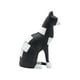 thumbnail image 2 of Estatua de gato para decoración del hogar, escultura animal versátil, linda figura de animal, gato negro, 2 of 9
