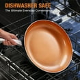 thumbnail image 3 of CS KOCHSYSTEME 10" Copper Nonstick Frying Pans with Lid, Professional Pan, All Stove Tops Compatible, 3 of 6