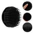 thumbnail image 3 of Unique Bargains 1 Pc Hollow Hair Shampoo Brush for Head Massage 2.6"x3.46" Black, 3 of 6