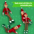 thumbnail image 3 of Set de muñecos elfos navideños The Original Elf de 30 cm articulados, 3 of 9