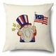 thumbnail image 1 of Funda de almohada de lino del Día de la Independencia, diseño de letras de bandera patriótica, funda de cojín de sofá de 45x45cm, funda de almohada decorativa de oficina, regalo festivo de, 1 of 5