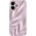 thumbnail image 7 of for iPhone 16 Case,Water Ripple Pattern Wave Phone Case (Blue), 7 of 7