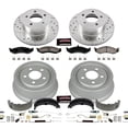 thumbnail image 3 of PowerStop Front and Rear Z23 Evolution Sport Brake Pad Rotor Drum and Shoe Kit Fits: JEEP Select Models K15073DK, 3 of 10
