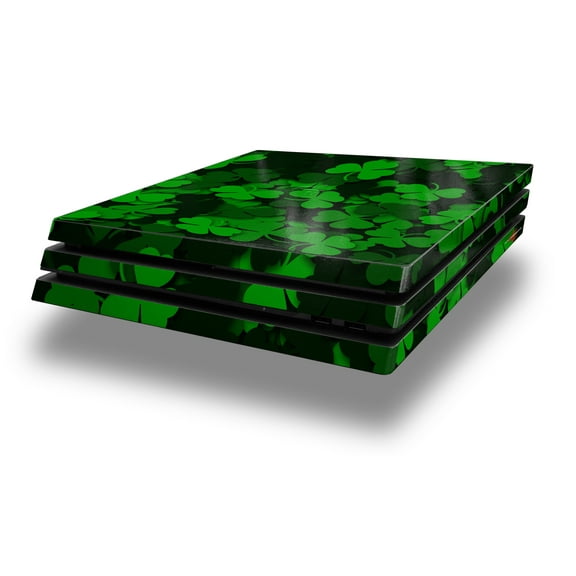 WraptorSkinz PS4 Pro Skin Wrap St Patricks Clover Confetti - Decal Style Skin fits Sony PlayStation 4 Pro Console
