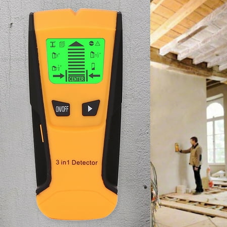 

Farfi Metal Finder 3 in 1 Multi-function ABS LCD Digital Stud Voltage Tester for Detecting Wall Studs