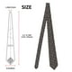 thumbnail image 2 of Fotbe Snowflake Cream Hot Cocoa Corbata Clásica para Hombre con Estampado – Corbata de Seda Jacquard Tejida, para Negocios, Bodas y Eventos Formales, 2 of 7