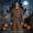 Brown, variant on Men's Medieval Knight Costume, 3-Piece Renaissance Viking Outfit with Long Robe, Belt and Wrist Guards for Halloween Party and LARP, Black, Size L