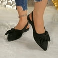 thumbnail image 4 of Wowcloth Low-Heel Pumps for Women – Comfortable Bowknotknot Casual Flats with Subtle Arch Support for Everyday Wear & Office Shoes, 4 of 9