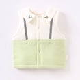 thumbnail image 5 of MXIEZI Baby Girls Warm Cotton Vest Jacket,Newborn Infant Boys Sleeveless Outwear Waistcoat 0-3Y, 5 of 9
