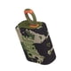 thumbnail image 4 of JBL Go 3 Altavoz Bluetooth inalámbrico portátil impermeable y a prueba de polvo IP67 para exteriores (Camo) (renovado), 4 of 5