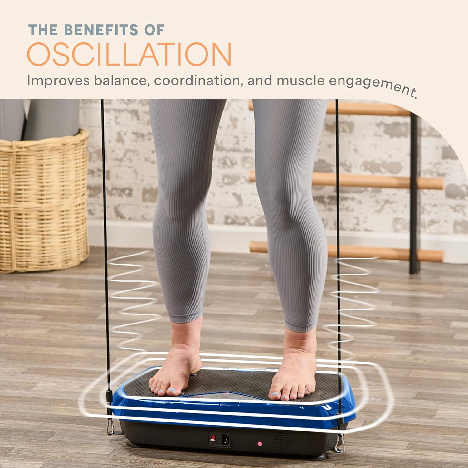 骨太生活 MBP Lifepro HexaPlate Vibration Plate Exercise Machine with Magnetic