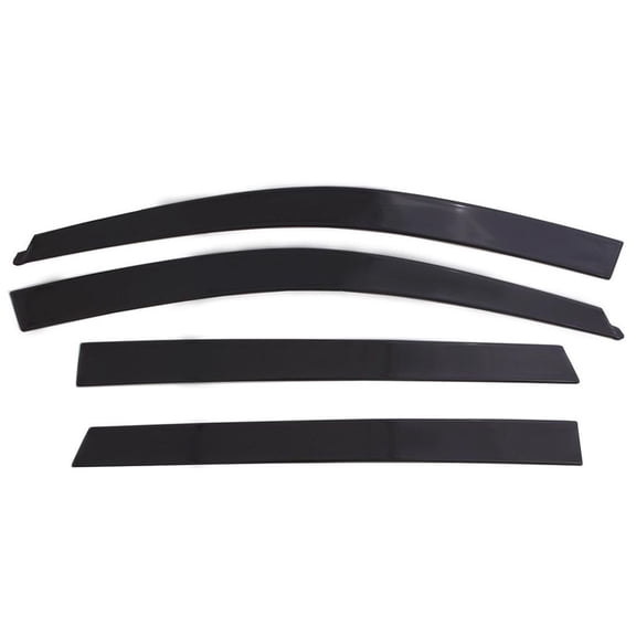 Auto Ventshade (AVS) by RealTruck Low Profile Ventvisor / Window Deflectors | Compatible with 2012-2015 Honda Civic Coupe, 4 pcs. | Dark Smoke-894050