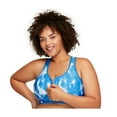 thumbnail image 6 of Glamorise Zip Up Front-Closure Sports Wirefree Bra 9266 (Women's & Women's Plus), 6 of 9